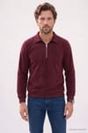 REGULAR FIT  POLO NECK HALF ZIPPER  MEDINA SWEATSHIRT