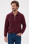 REGULAR FIT  POLO NECK HALF ZIPPER  MEDINA SWEATSHIRT