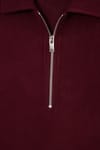 REGULAR FIT  POLO NECK HALF ZIPPER  MEDINA SWEATSHIRT