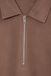 REGULAR FIT  POLO NECK HALF ZIPPER  MEDINA SWEATSHIRT