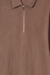 REGULAR FIT  POLO NECK HALF ZIPPER  MEDINA SWEATSHIRT