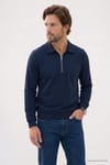 REGULAR FIT  POLO NECK HALF ZIPPER  MEDINA SWEATSHIRT