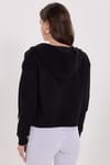 KADIN DÜZ KAPÜŞONLU FERMUARLI RDN-2395 SWEATSHIRT