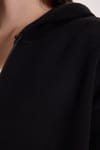 KADIN DÜZ KAPÜŞONLU FERMUARLI RDN-2395 SWEATSHIRT