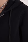 KADIN KAPÜŞONLU FERMUARLI CROP KTN-1642 SWEATSHIRT