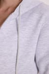 KADIN KAPÜŞONLU FERMUARLI CROP KTN-1642 SWEATSHIRT