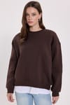 KADIN BİSİKLET YAKA KTN-1643 SWEATSHIRT