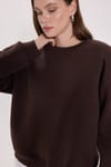 KADIN BİSİKLET YAKA KTN-1643 SWEATSHIRT