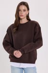 KADIN BİSİKLET YAKA KTN-1643 SWEATSHIRT