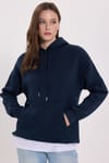 KADIN KAPÜŞONLU KANGURU CEPLİ ARM-2502 SWEATSHIRT