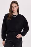 KADIN REGLAN KOL BİSİKLET YAKA ARM-2613 SWEATSHIRT