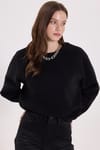 KADIN REGLAN KOL BİSİKLET YAKA ARM-2613 SWEATSHIRT