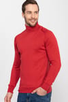 SWEATER WOOL TURTLE NECK PLAIN   KAZAK SWEATER