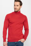 SWEATER WOOL TURTLE NECK PLAIN   KAZAK SWEATER