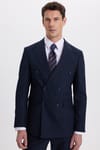SLIM FIT SUIT KRUVAZE SUHO TAKIM ELBİSE
