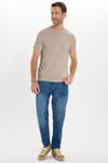 Slim Fit Bisiklet Yaka Düz Basıc Kısa Kol T-Shirt