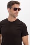 Slim Fit Bisiklet Yaka Düz Basıc Kısa Kol T-Shirt