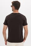 Slim Fit Bisiklet Yaka Düz Basıc Kısa Kol T-Shirt