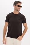 Slim Fit Bisiklet Yaka Düz Basıc Kısa Kol T-Shirt