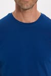 Slim Fit Bisiklet Yaka Düz Basıc Kısa Kol T-Shirt