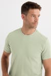 Slim Fit Bisiklet Yaka Düz Basıc Kısa Kol T-Shirt