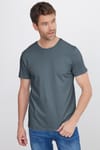 Slim Fit Bisiklet Yaka Düz Basıc Kısa Kol T-Shirt