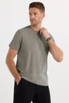 Slim Fit Bisiklet Yaka Düz Basıc Kısa Kol T-Shirt