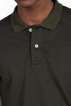 Slim Fit Düz Polo Yaka Erkek T-Shirt