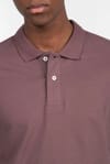 Slim Fit Düz Polo Yaka Erkek T-Shirt