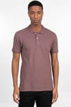 Slim Fit Düz Polo Yaka Erkek T-Shirt