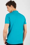 Slim Fit Dar Kesim Düz Polo Yaka Erkek T-Shirt