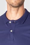 Slim Fit Dar Kesim Düz Polo Yaka Erkek T-Shirt