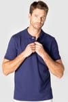 Slim Fit Dar Kesim Düz Polo Yaka Erkek T-Shirt