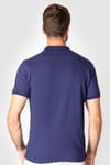 Slim Fit Dar Kesim Düz Polo Yaka Erkek T-Shirt