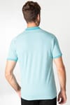 Slim Fit Melanj Düz Polo Yaka T-Shirt