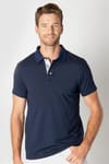 Slim Fit Dar Kesim Düz Polo Yaka Erkek T-Shirt