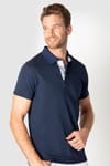 Slim Fit Dar Kesim Düz Polo Yaka Erkek T-Shirt
