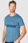 Slim Fit Dar Kesim Bisiklet Yaka Baskılı Erkek T-Shirt