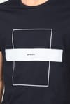 Slim Fit Dar Kesim Bisiklet Yaka Baskılı Erkek T-Shirt