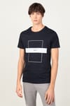 Slim Fit Dar Kesim Bisiklet Yaka Baskılı Erkek T-Shirt