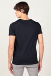 Slim Fit Dar Kesim Bisiklet Yaka Baskılı Erkek T-Shirt
