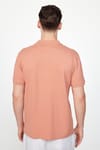 Erkek Polo Yaka Slim Fit Düz Pamuk Pike Tişört