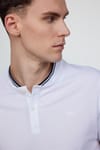 Erkek Slim Fit Hakim Yaka Pike Pamuk Tişört