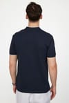 Erkek Slim Fit Hakim Yaka Pike Pamuk Tişört