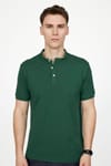 Erkek Slim Fit Hakim Yaka Pike Pamuk Tişört