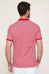 Erkek Slim Fit Fermuarlı Polo Yaka Pike Pamuklu Tişört