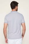 Erkek Slim Fit Fermuarlı Polo Yaka Pike Pamuklu Tişört
