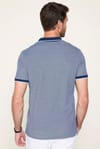 Erkek Slim Fit Fermuarlı Polo Yaka Pike Pamuklu Tişört