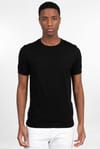 Slim Fit Dar Kesim Bisiklet Yaka Triko Erkek Tişört
