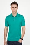 Erkek Polo Yaka Slim Fit Örme Triko Pamuklu Tişört